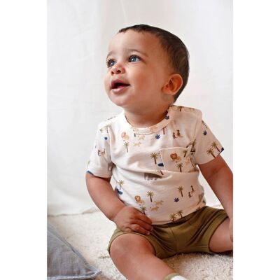 Feetje T-Shirt mit Tasche Safari natur mehrfarbig Feetje T-Shirt mit Tasche Safari natur mehrfarbig