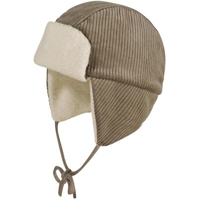 Maximo Cord-Fliegermütze braun beige Maximo Cord-Fliegermütze braun beige