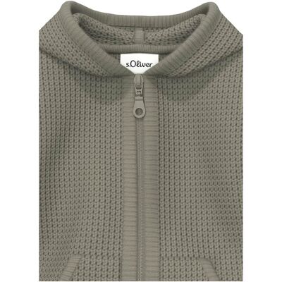 s.Oliver Strickjacke Kapuze khaki s.Oliver Strickjacke Kapuze khaki