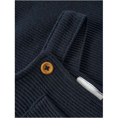 name it Sweat-Latzhose Struktur blau name it Sweat-Latzhose Struktur blau
