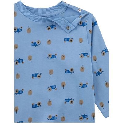 Sanetta Schlafanzug lang Traktor blau Sanetta Schlafanzug lang Traktor blau