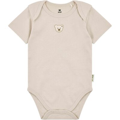 Steiff 2er-Pack Bodys kurzarm Bär beige natur Steiff 2er-Pack Bodys kurzarm Bär beige natur