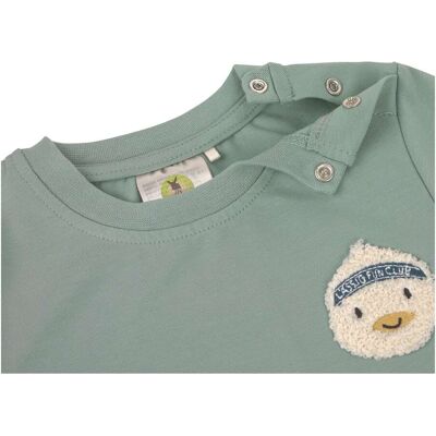 Lässig T-Shirt Ente gruen Lässig T-Shirt Ente gruen