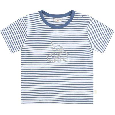Salt and Pepper T-Shirt Ringel Elefanten blau natur Salt and Pepper T-Shirt Ringel Elefanten blau natur