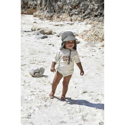 Lässig Bade-T-Shirt mit UV-Schutz Welle weiss Lässig Bade-T-Shirt mit UV-Schutz Welle weiss