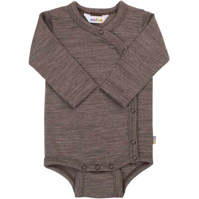 Joha Woll-Wickelbody langarm braun Joha Woll-Wickelbody langarm braun