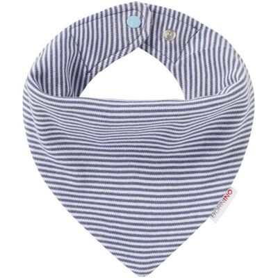 Bornino Wende-Dreieckstuch Ringel blau Bornino Wende-Dreieckstuch Ringel blau