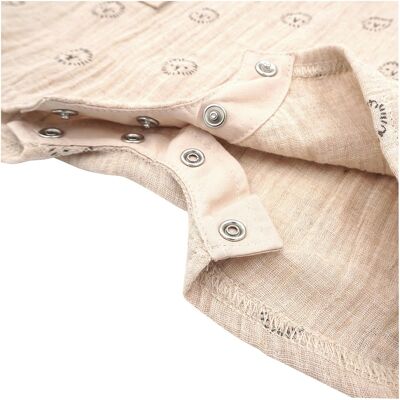 Maximo Musselin-Latzhose Löwe beige Maximo Musselin-Latzhose Löwe beige