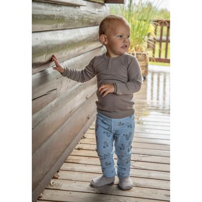 Joha Henley-Shirt langarm Wolle/Seide beige Joha Henley-Shirt langarm Wolle/Seide beige