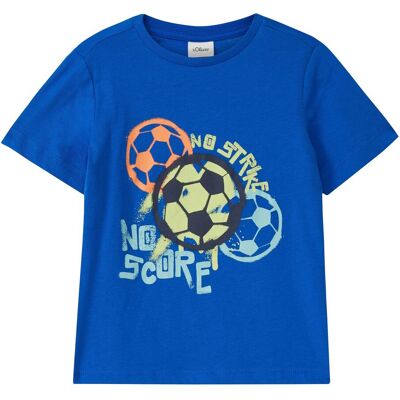 s.Oliver T-Shirt Fußball blau mehrfarbig s.Oliver T-Shirt Fußball blau mehrfarbig