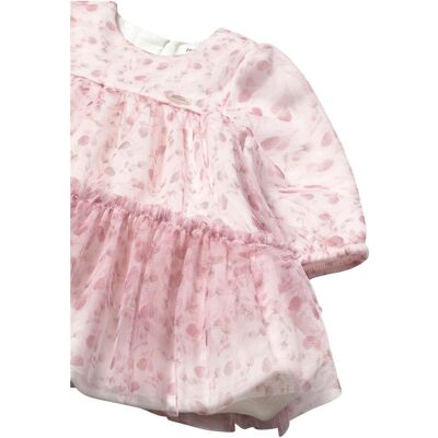 Mayoral Tüllkleid langarm Blüten rosa Mayoral Tüllkleid langarm Blüten rosa