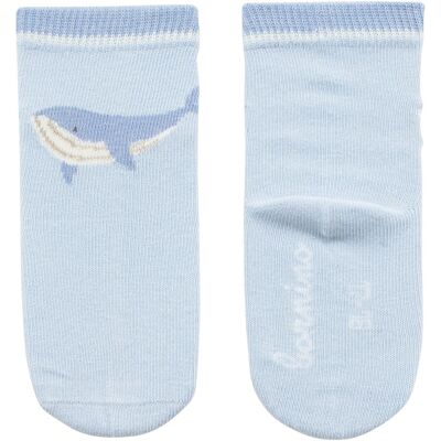 Bornino 3er-Pack Socken hellblau natur Bornino 3er-Pack Socken hellblau natur