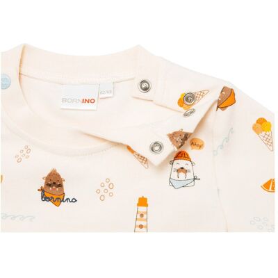 Bornino T-Shirt Ahoy natur mehrfarbig Bornino T-Shirt Ahoy natur mehrfarbig