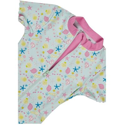 Sterntaler Schwimmanzug kurz mit UV-Schutz Muscheln tuerkis mehrfarbig Sterntaler Schwimmanzug kurz mit UV-Schutz Muscheln tuerkis mehrfarbig