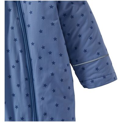 Bornino Schneeoverall mit Kapuze Sterne blau Bornino Schneeoverall mit Kapuze Sterne blau