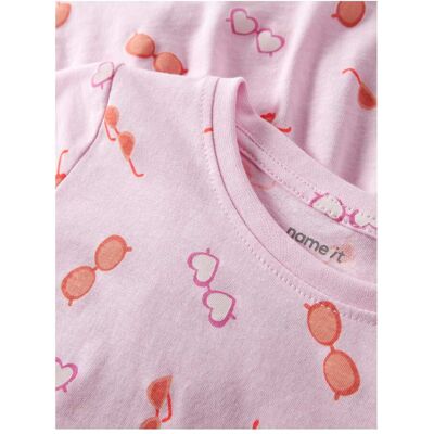 name it Kleid kurzarm Brillen rosa name it Kleid kurzarm Brillen rosa