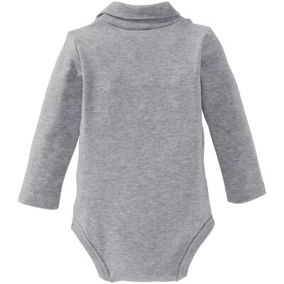 Bornino 3er-Pack Bodys langarm mit Rollkragen grau Bornino 3er-Pack Bodys langarm mit Rollkragen grau