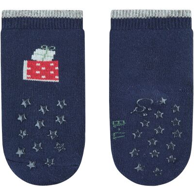 Sterntaler 2er-Pack ABS-Krabbelsocken Weihnachten blau beige Sterntaler 2er-Pack ABS-Krabbelsocken Weihnachten blau beige