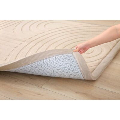 Hakuna Matte Kinderteppich 3D-Effekt mit Memory-Schaum 150x200 cm beige Hakuna Matte Kinderteppich 3D-Effekt mit Memory-Schaum 150x200 cm beige