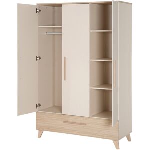 roba Kleiderschrank Sidney 3-türig beige roba Kleiderschrank Sidney 3-türig beige