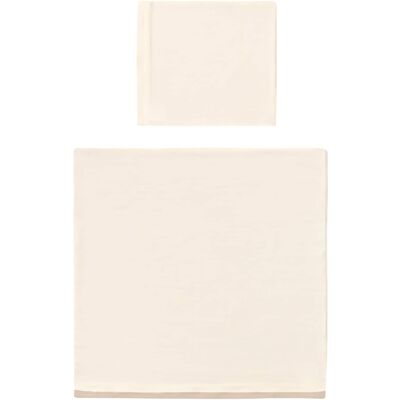BORNINO HOME Wende-Bettwäsche Musselin 35x40/80x80 cm braun BORNINO HOME Wende-Bettwäsche Musselin 35x40/80x80 cm braun