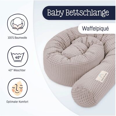 Julius Zöllner Bettschlange Waffelpiqué 180 cm Julius Zöllner Bettschlange Waffelpiqué 180 cm