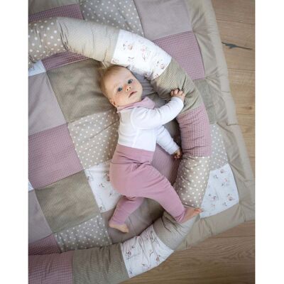 Ullenboom Nestchenschlange 300 cm Waffelpiqué/Cord rosa Ullenboom Nestchenschlange 300 cm Waffelpiqué/Cord rosa