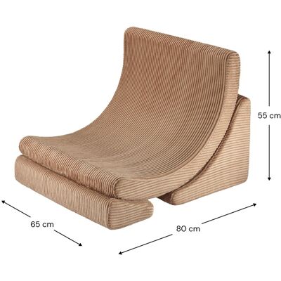 wigiwama Kindersessel Moon braun wigiwama Kindersessel Moon braun