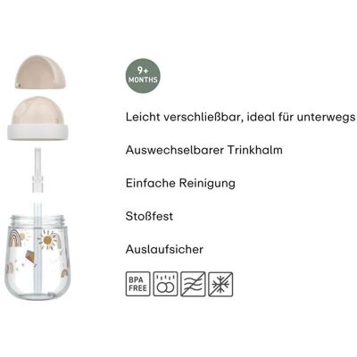 Mepal X Little Dutch Strohhalmbecher 300ml mehrfarbig Mepal X Little Dutch Strohhalmbecher 300ml mehrfarbig
