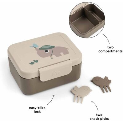 Done by Deer Snackbox Tiny Trail beige Done by Deer Snackbox Tiny Trail beige