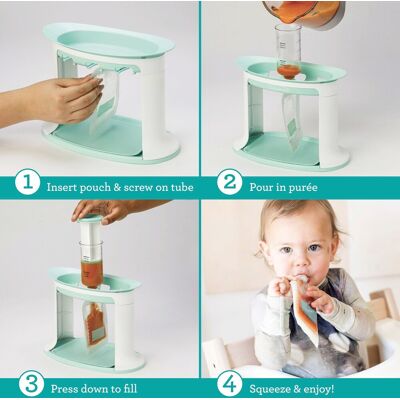Infantino Squeeze Station - Füllstation für Babynahrungsbeutel Infantino Squeeze Station - Füllstation für Babynahrungsbeutel