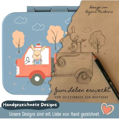 Bearfoot Brotdose blau Bearfoot Brotdose blau