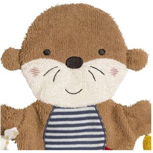 Fehn Waschhandschuh Otter Theo blau Fehn Waschhandschuh Otter Theo blau