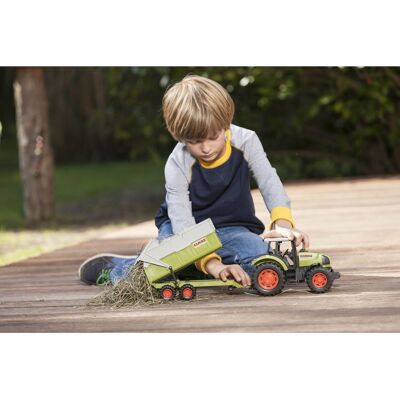 Dickie Toys Traktor CLAAS Ares Set mit Kipper gruen Dickie Toys Traktor CLAAS Ares Set mit Kipper gruen