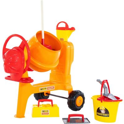 Wader Mischmaschine mit Baustellen-Set 8-tlg. orange Wader Mischmaschine mit Baustellen-Set 8-tlg. orange