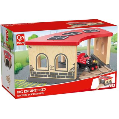 Hape Großer Lokschuppen mehrfarbig Hape Großer Lokschuppen mehrfarbig
