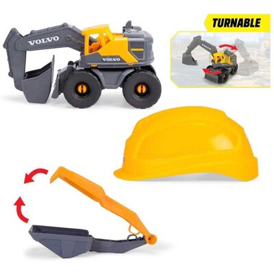 Dickie Toys Baustellen-Set Volvo Tough Excavator gelb Dickie Toys Baustellen-Set Volvo Tough Excavator gelb