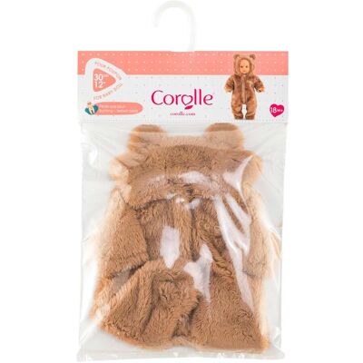 Corolle Puppen Outfit Kuschelanzug Bär 30cm braun Corolle Puppen Outfit Kuschelanzug Bär 30cm braun