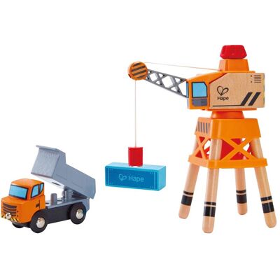 Hape Großer Kran mehrfarbig Hape Großer Kran mehrfarbig