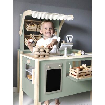 Small foot Salbeigrün Spielküche und Kaufladen - Kinderspielzeug Small foot Salbeigrün Spielküche und Kaufladen - Kinderspielzeug