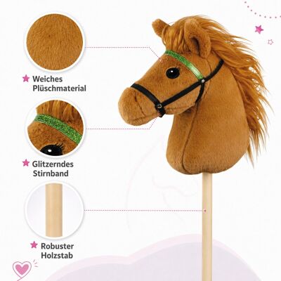 LENA Steckenpferd Hobby Horse braun LENA Steckenpferd Hobby Horse braun