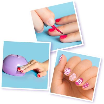 Smoby Nageldesign-Set Nail Salon GlamMeUp blau Smoby Nageldesign-Set Nail Salon GlamMeUp blau
