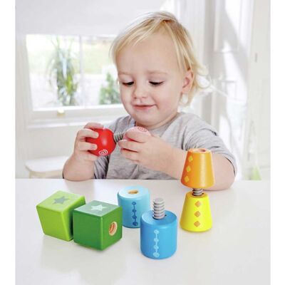 Hape Schraubklötze mehrfarbig Hape Schraubklötze mehrfarbig
