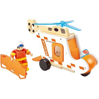 Hape Rettungshubschrauber-Set mehrfarbig Hape Rettungshubschrauber-Set mehrfarbig