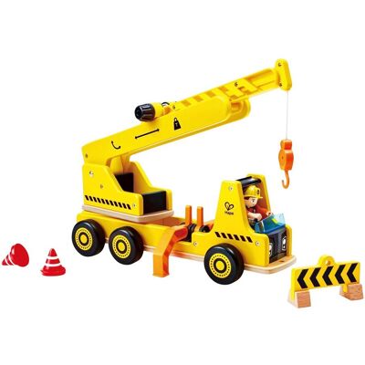 Hape Kran- & Baustellenset gelb Hape Kran- & Baustellenset gelb