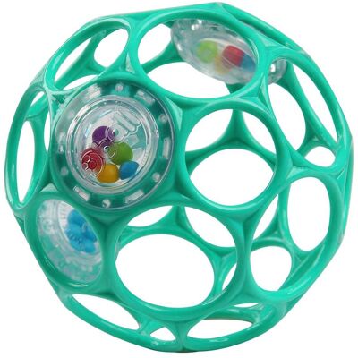 Bright Starts Oball Rassel - Baby Spielzeug für 0 Monate+ - Hellblau Bright Starts Oball Rassel - Baby Spielzeug für 0 Monate+ - Hellblau
