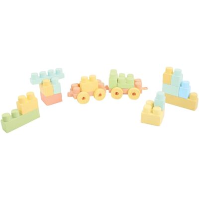 Dolu Activity-Spieltisch mit 30 Bausteinen mehrfarbig Dolu Activity-Spieltisch mit 30 Bausteinen mehrfarbig
