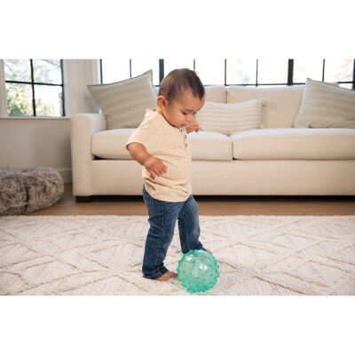 Infantino Sensorik Ball transparent gruen Infantino Sensorik Ball transparent gruen