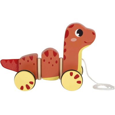 small foot Nachziehtier Dino mehrfarbig small foot Nachziehtier Dino mehrfarbig