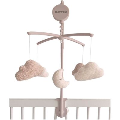 Nattou Mobile Mond & Wolken grau Nattou Mobile Mond & Wolken grau